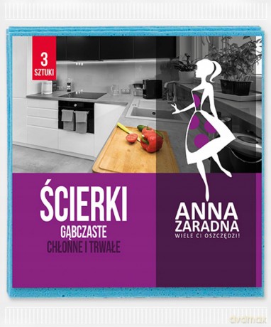 ANNA ZARADNA Ścierki Gąbczaste