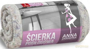ANNA ZARADNA Ścierka Podłogowa Szara 60X60 cm