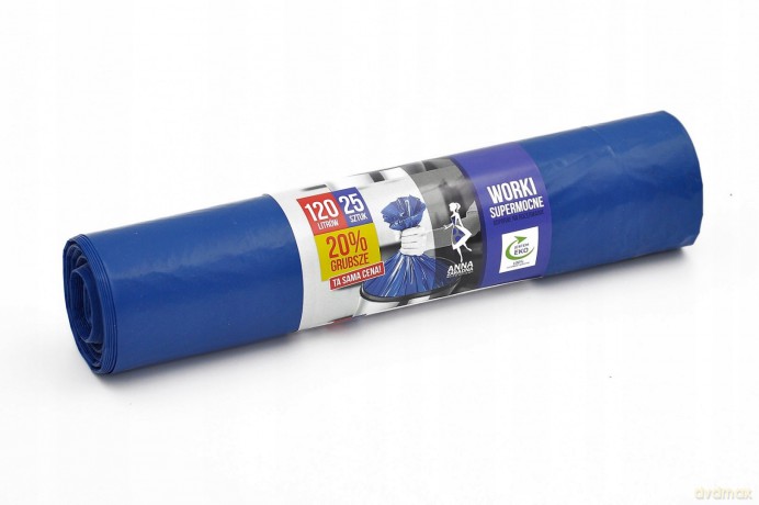 ANNA ZARADNA Worki Ld 120L/A`25 Niebieskie