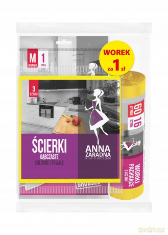 ANNA ZARADNA Worki Z Uszami Cytrus 60L A`16