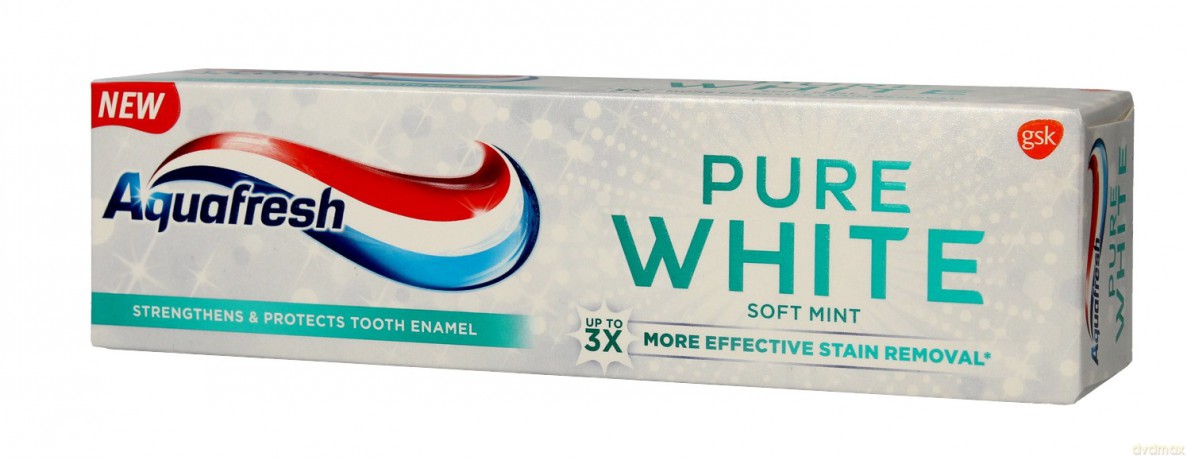 Aquafresh Pure White Pasta do zębów Soft Mint 75 ml