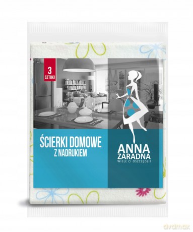 Az-4315-Scierki Domowe 3szt Z Nadrukiem