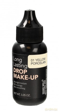 Bell Hypoallergenic Podkład kryjący Long Lasting Drop nr 01 Yellow Porcelain 30g