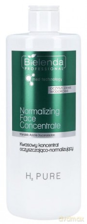 Bielenda Professional H2 PURE Kwasowy koncentrat oczyszczająco - normalizujący, 480 ml