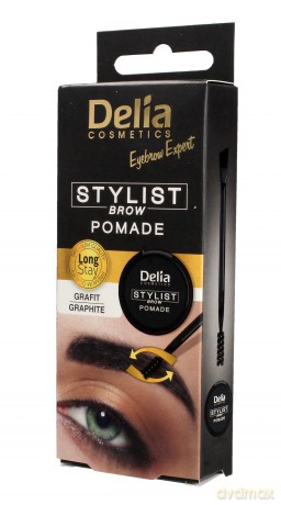 Delia Cosmetics Eyebrow Expert Pomada do brwi Grafit