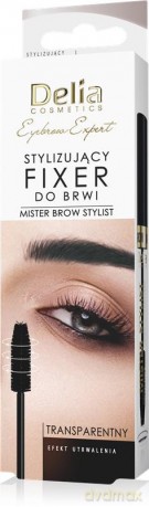 Delia Cosmetics Eyebrow Expert Stylizujący Fixer do brwi - transparentny 11ml