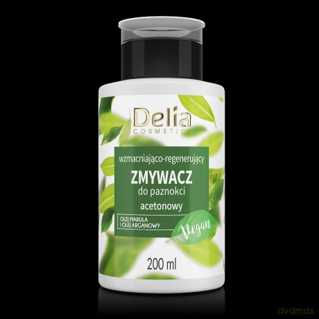 Delia Cosmetics Vege Zmywacz do paznokci wzmacniająco-regeneracyjny z acetonem 200 ml