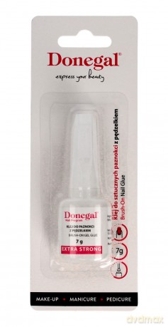 DONEGAL KLEJ do sztucznych paznokci z pędzelkiem (3100) transparentny 7g