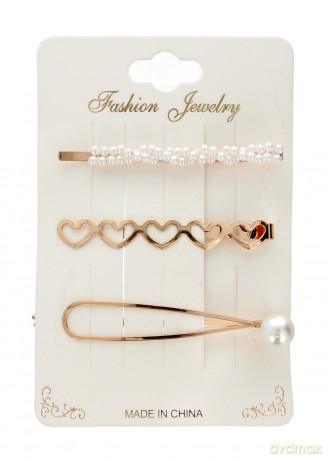 DONEGAL Spinki do włosów Fashion Jewelry (FA-5600)-3szt