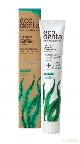 ECODENTA Organic Pasta do zębów wybielająca ze spiruliną 75 ml