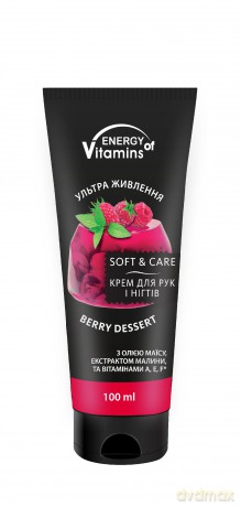 ENERGY OF VITAMINS Krem do rąk Berry Dessert 100 ml