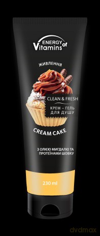 ENERGY OF VITAMINS Żel pod prysznic Cream Cake 230 ml