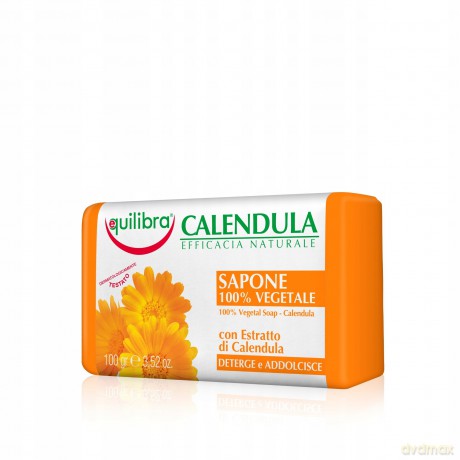 Equilibra Calendula Mydło w kostce nagietkowe 100g