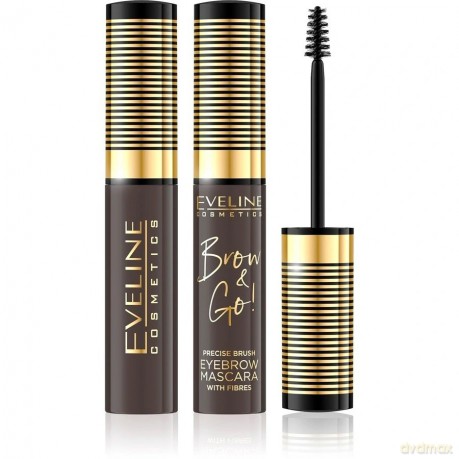 Eveline Brow & Go Tusz do stylizacji brwi nr 02 Dark 6ml
