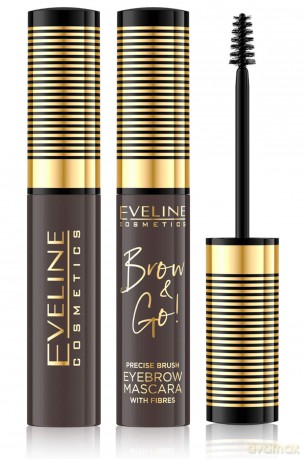 Eveline Brow & Go Tusz do stylizacji brwi nr 02 Dark 6ml