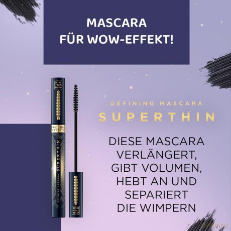 EVELINE KOL Maskara SUPERTHIN DEFINING