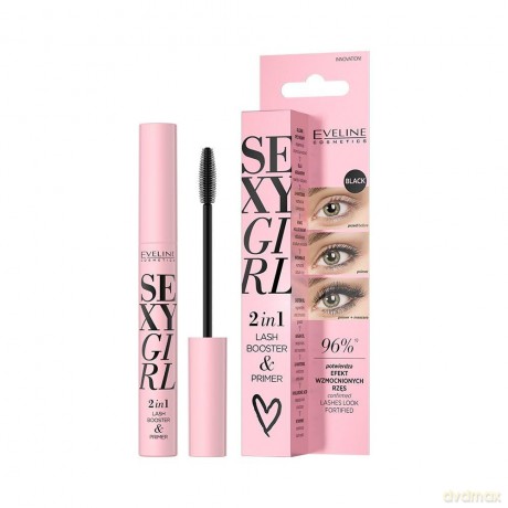 Eveline Sexy Girl Baza i Odżywka do rzęs 2w1 10 ml