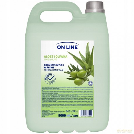 FS On LINE MYDŁO 5L Aloes Oliwka