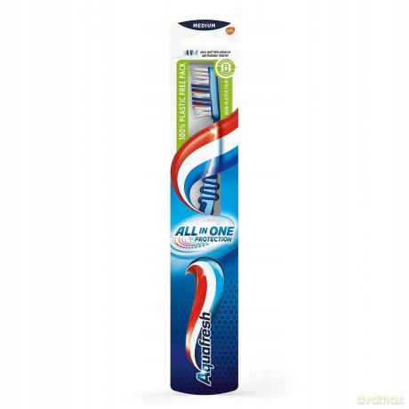 GSK AQUAFRESH Szczoteczka ALL IN ONE PROTECT MEDI