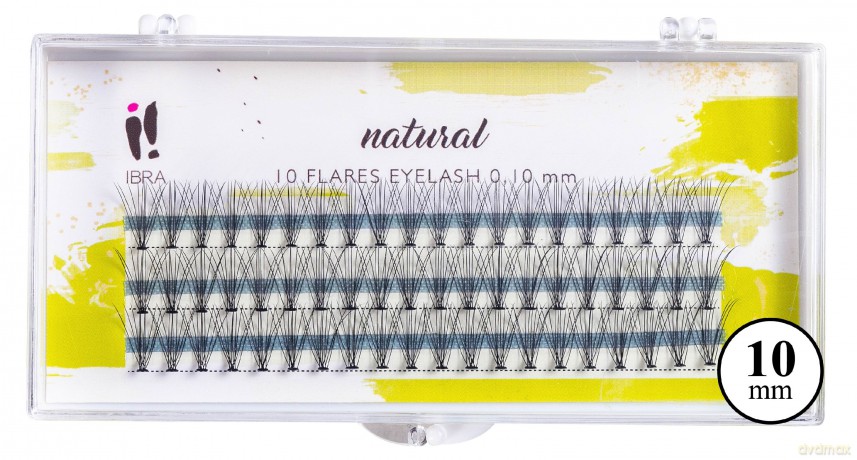 IBRA Kępki rzęs NATURALS 0.10-C-10 mm
