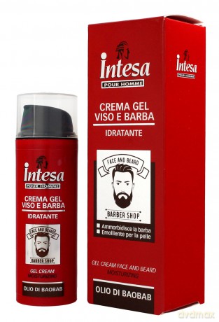 Intesa Krem-żel nawilżający do twarzy i brody Olio di Baobab 50 ml