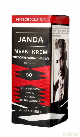 JANDA Men Męski Krem 50+ przeciwzmarszczkowy na dzień i noc 50 ml