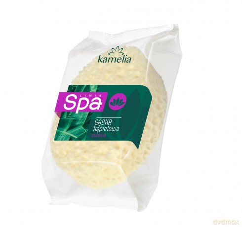 Kamelia Spa Naturalna gąbka kąpielowa - owalna