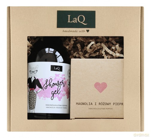 LaQ Zestaw prezentowy dla kobiet Kicia (żel pod prysznic 500 ml+masło do ciała 200 ml)