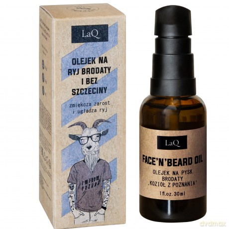 LAQ.Zestaw Kozioł: żel 500 ml + szamp+olej 30 ml+ko&