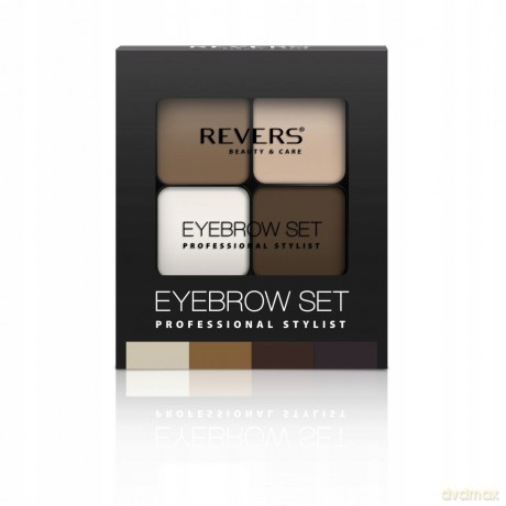 REVERS Cienie do brwi Eyebrow Set Profesional Stylist nr 02 4.5g