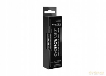 REVERS Kredka automatyczna do brwi Eye Brow Artist ze szczoteczką - czarna