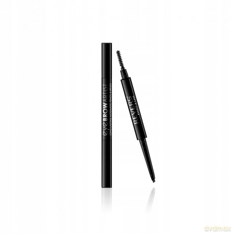 REVERS Kredka automatyczna do brwi Eye Brow Artist ze szczoteczką - czarna