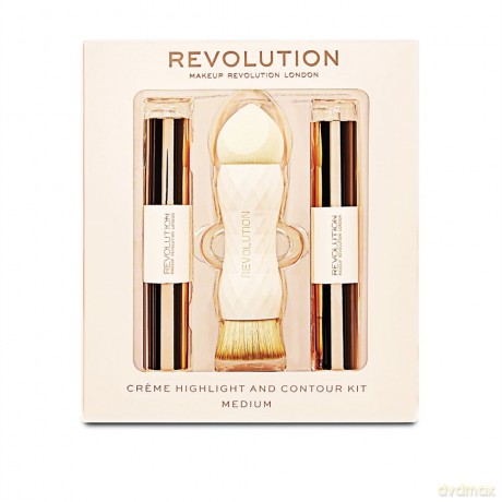REVOLUTION zestaw Creme rozśw i kontur Medium