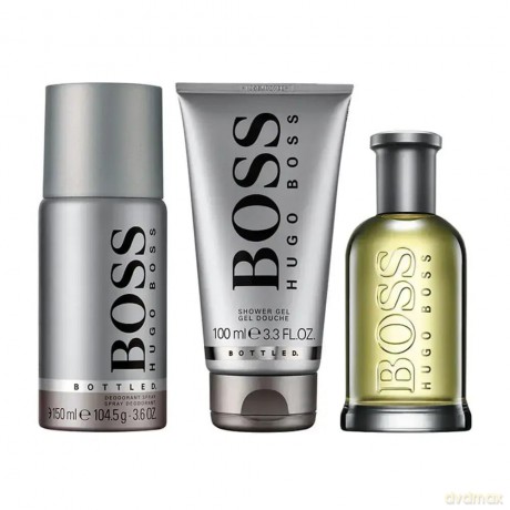 SEL ZEST HUGO BOSS Bottled edt 100 ml+deo 150+żel