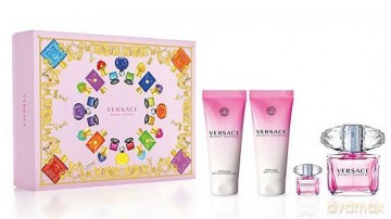 SEL ZEST VERSACE Bright Crystal EDT 90+SG100+BL100