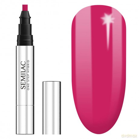 SEMILAC One Step Marker do paznokci S680 Magenta 3ml
