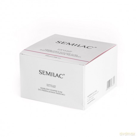 SEMILAC Szablony do przedłużania paznokci Semi HARDI Shaper SLIM - 500 szt.