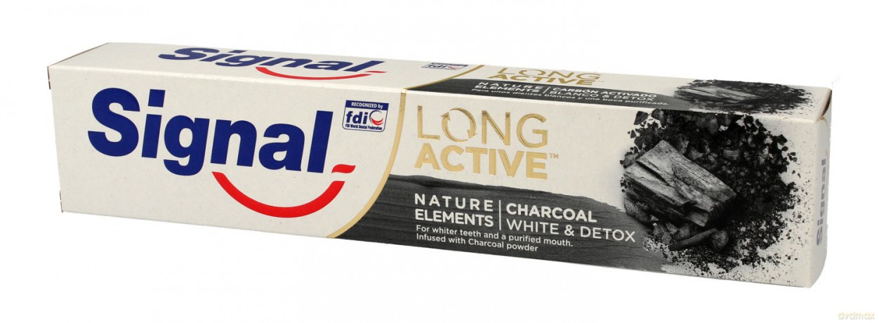 Signal Long Active Pasta do zębów Charcoal 75 ml