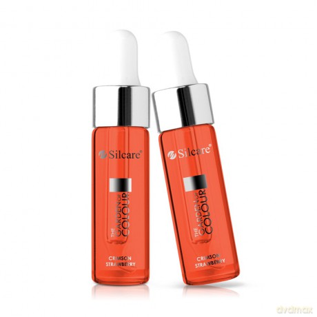 Silcare The Garden Of Colour Oliwka do paznokci Crimson Strawberry 15 ml