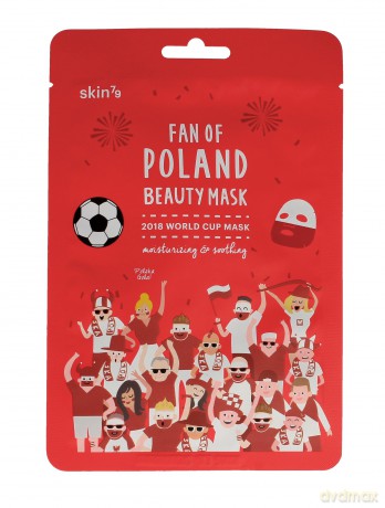 SKIN 79 Fan of Poland Maska w płacie 2018 World Cup nawilżająco-kojąca