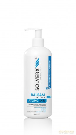 SOLVERX Atopic Skin Balsam do ciała - łagodzący podrażnienia i przeciwzapalny 400 ml