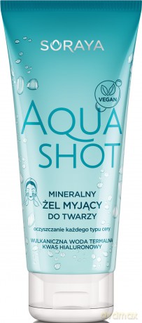Soraya AquaShot Mineralny Żel myjący do twarzy - każdy rodzaj cery 150 ml