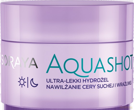 Soraya AquaShot Ultra-lekki Hydrożel nawilżający do twarzy - cera sucha i wrażliwa 50 ml