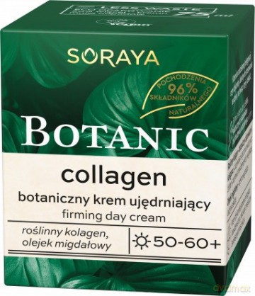 Soraya Botanic Collagen 50-60+ Botaniczny Krem ujędrniający na dzień 75 ml