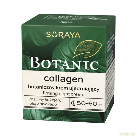 Soraya Botanic Collagen 50-60+ Botaniczny Krem ujędrniający na noc 75 ml