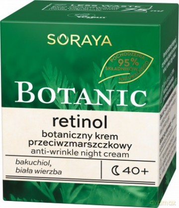 Soraya Botanic Retinol 40+ Botaniczny Krem przeciwzmarszczkowy na noc 75 ml