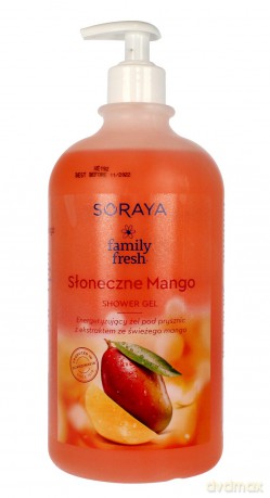 Soraya Family Fresh Żel pod prysznic energetyzujący Słoneczne Mango 1000 ml