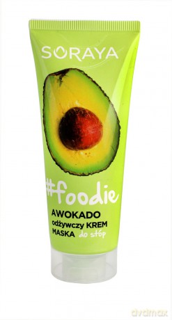 Soraya Foodie Awokado Odżywczy Krem-maska do stóp 75 ml