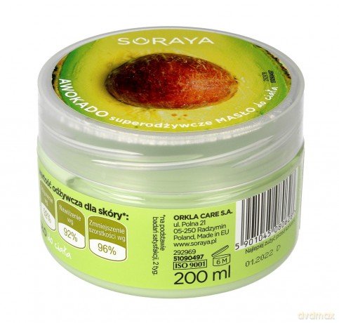 Soraya Foodie Awokado Superodżywcze Masło do ciała 200 ml