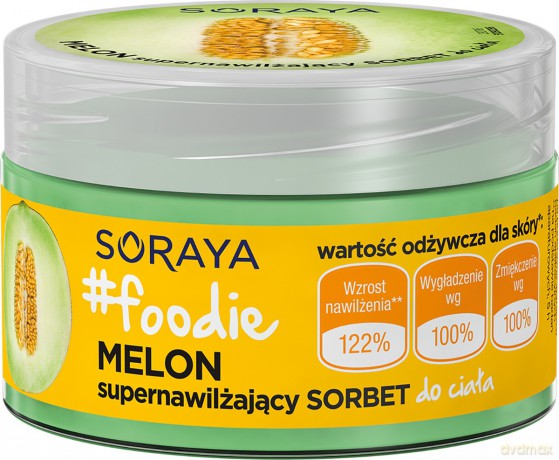Soraya Foodie Melon Supernawilżający Sorbet do ciała 200 ml